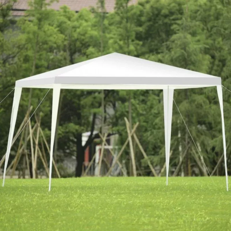 10-ft-x-10-ft-white-outdoor-canopy-tent-backyard 10 ft. x 10 ft. White Outdoor Canopy Tent for Backyard