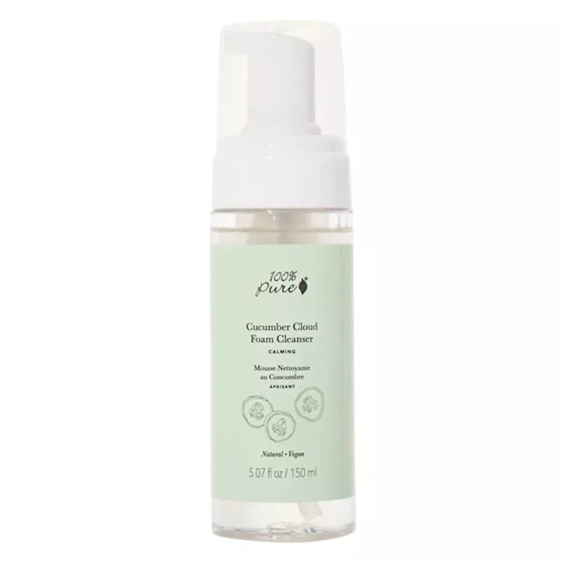 100-pure-cucumbercloud-foamcleanser 100% Pure CucumberCloud FoamCleanser