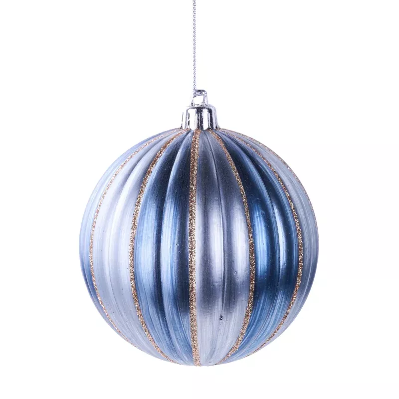 100mm-blue-gold-glitter-vertical-stripe-ornament 100MM Blue & Gold Glitter Vertical Stripe Ornament