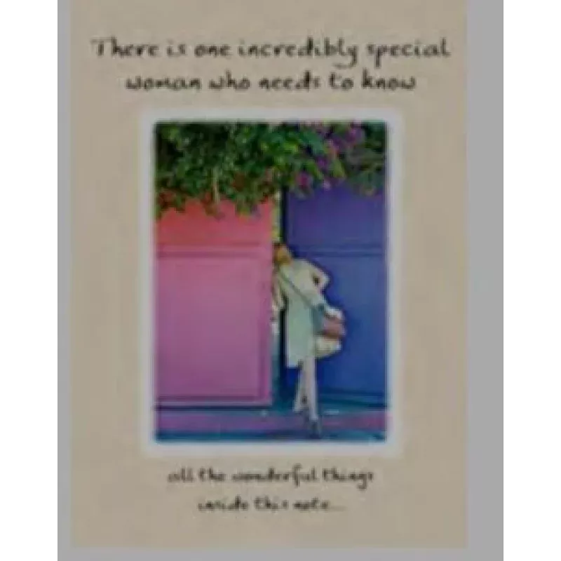 there-is-one-incredibly-special-woman-greeting-card “There is One Incredibly Special Woman” Greeting Card