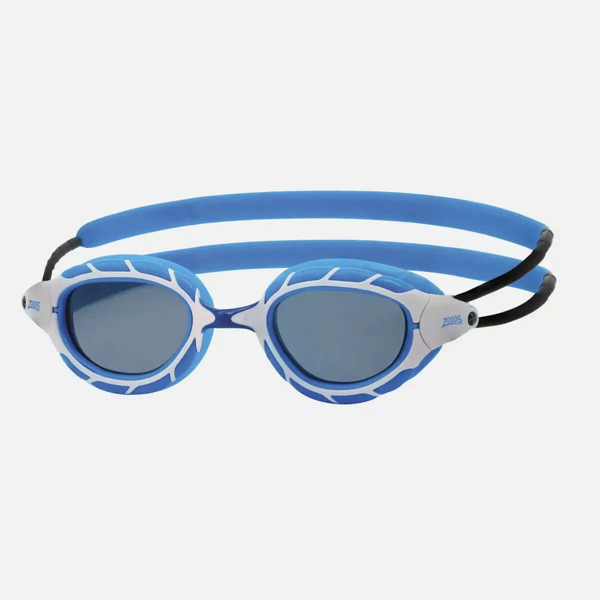 zoggs-predator-swim-goggles-blue-with-smoke-lens-small-fit Zoggs Predator Swim Goggles, Blue with Smoke Lens, Small Fit