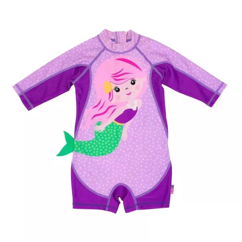 zoocchini-baby-girl-one-piece-surf-suit-mermaid Zoocchini – Baby Girl One Piece Surf Suit, Mermaid